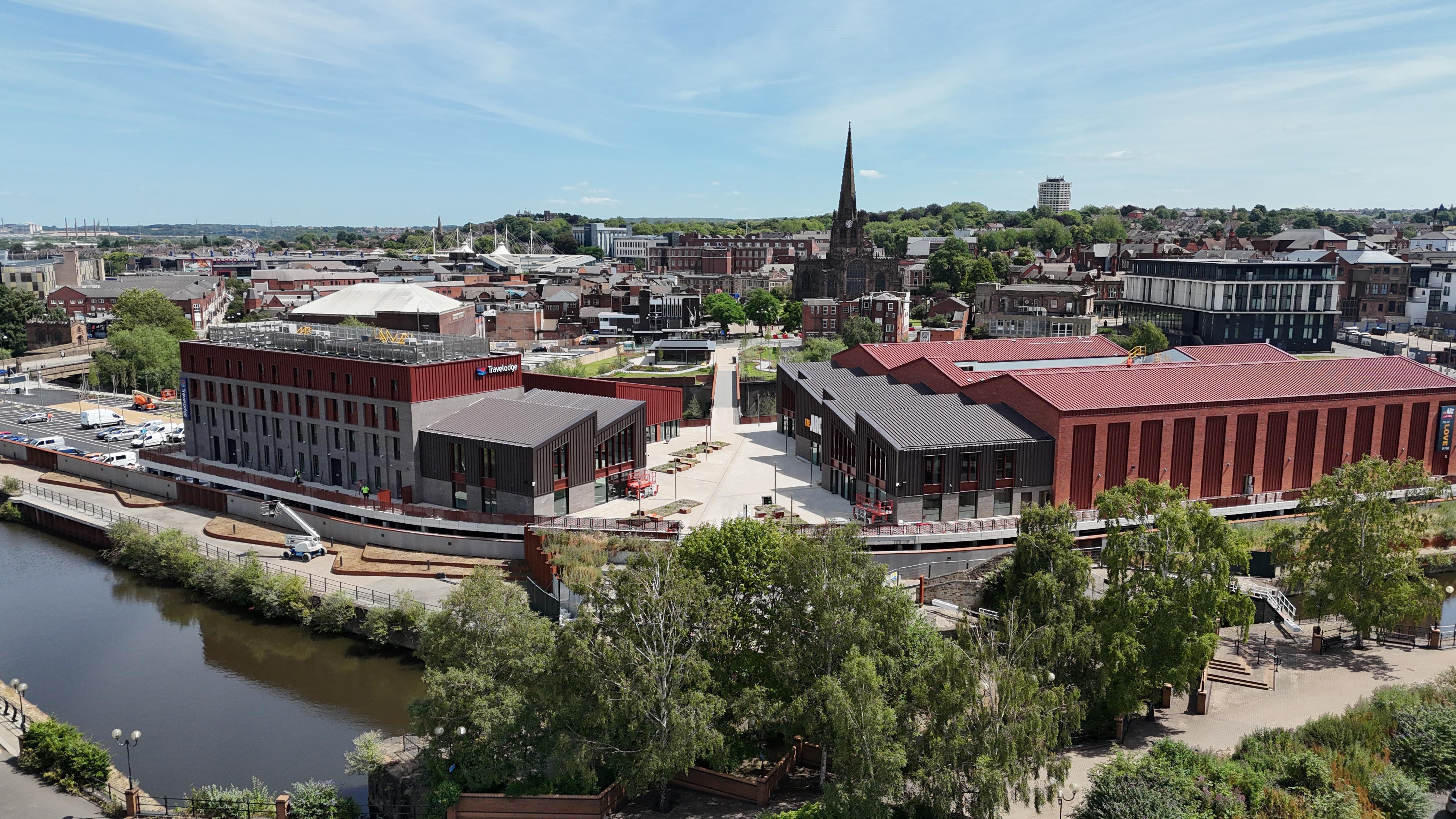 Daytime view of Forge Island Rotherham